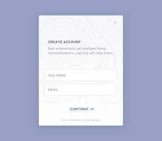 Create Account Design