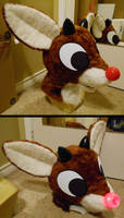 Rudolph fursuit head