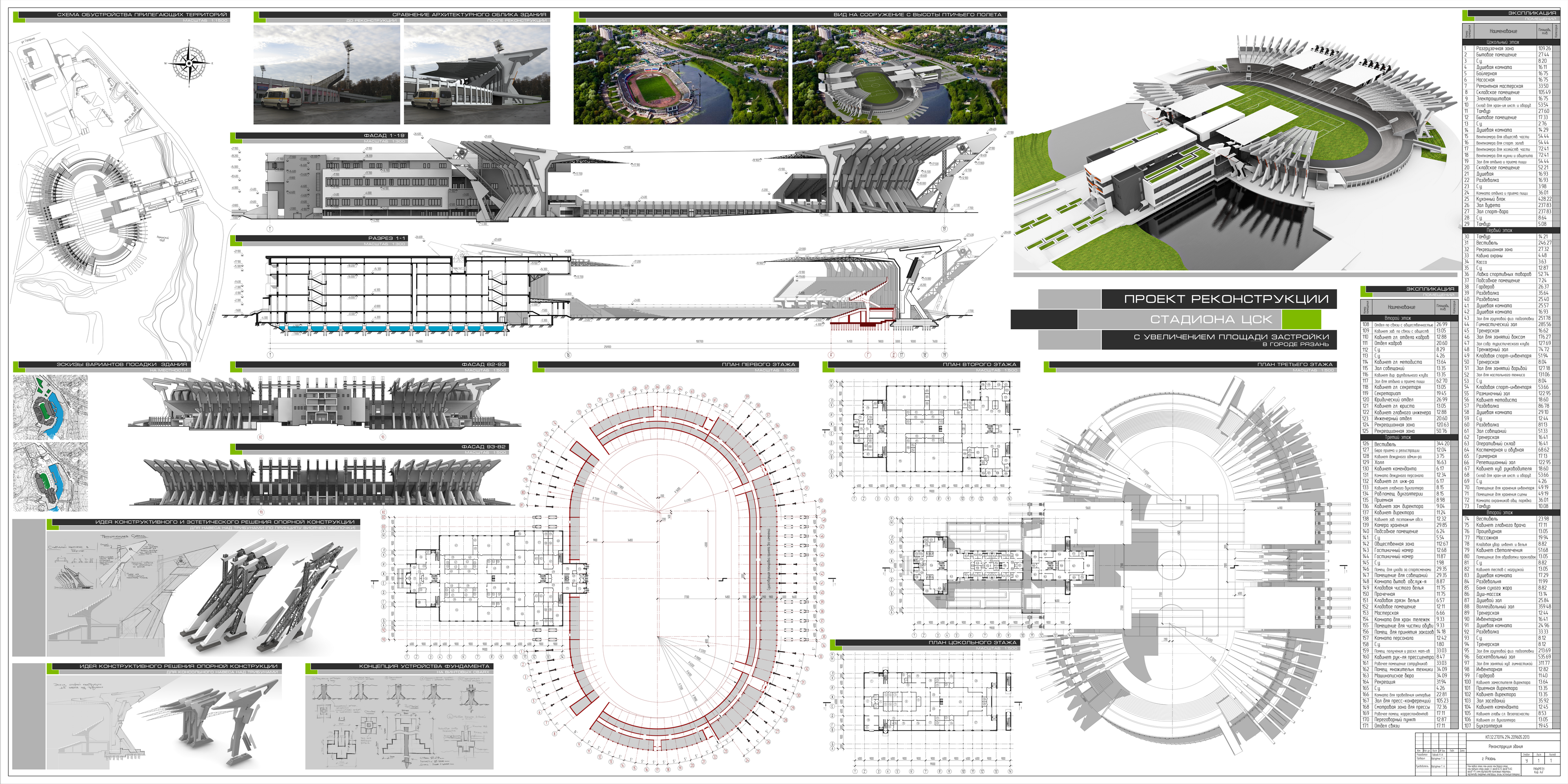Project of Stadium Reconstruction