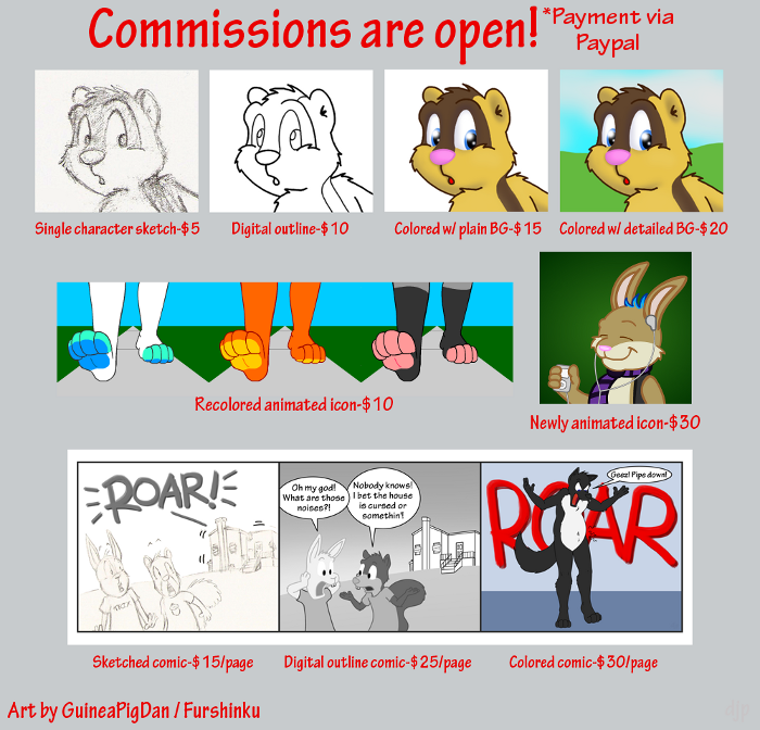 Commissions are open UPDATED
