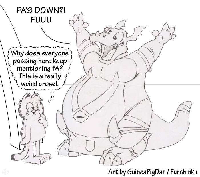 Garfield meets Dragoneer -sketched-