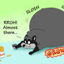 No French Fries for Fat Raccoons