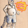 Peter's rumbly tummy on tone paper