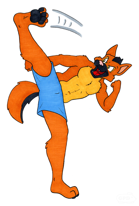 Chuck's Copic Roundhouse Kick
