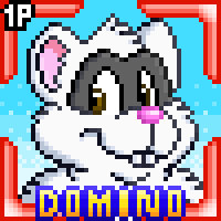 Choose your character! Domino pixel animation