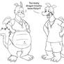 Dragon Tales Peter and James sketches