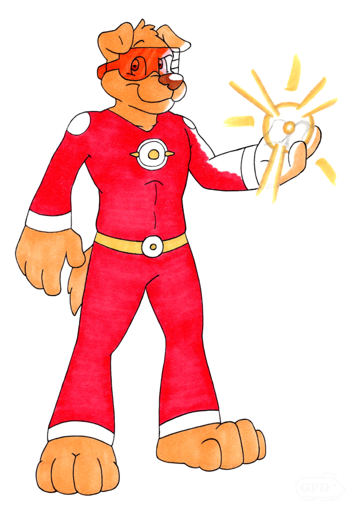 Copic Marker Superhero Parry
