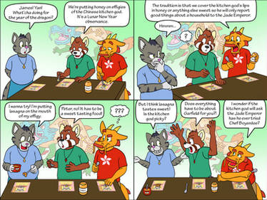 -COMIC- Don't invite cats to Chinese New Year