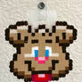 Pepper perler bead badge