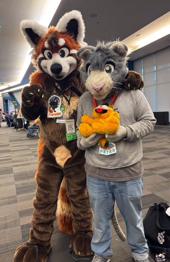 Raspberry the red panda at FC'25