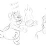 Domino and Paul McCartney Pie Day Twitch sketches