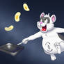 Domino goes back to the egg (Twitch art)