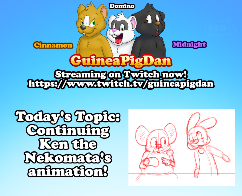 Live on Twitch! Animation!