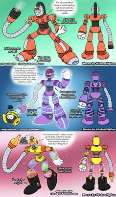 Mega Man Dual Override boss entries