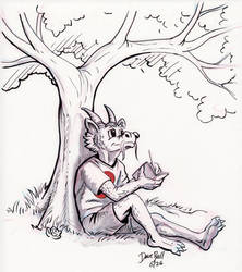 Haiku dragon by David Ball (Mini Comic Con26)