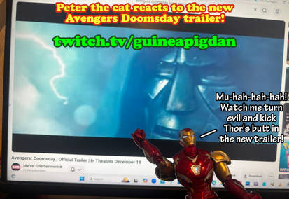 Twitch! Reacting to the Avengers Doomsday trailer