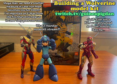 Twitch! Building a Wolverine model kit