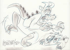 Basho and the tea thief by Willie Ito GalaxyCon'26