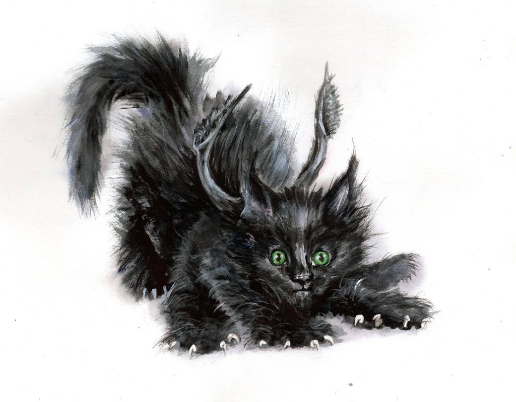 Displacer beast kitten by Delhar on DeviantArt