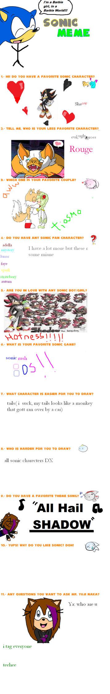 sonic meme by mysteryhedgehog6 on DeviantArt