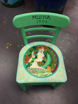 Alfons Mucha Chair 1