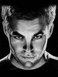 Captain Kirk - Chris Pine by Jeanne-Lui