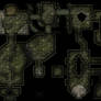 Clean dark dungeon map for online DnD / Roll20