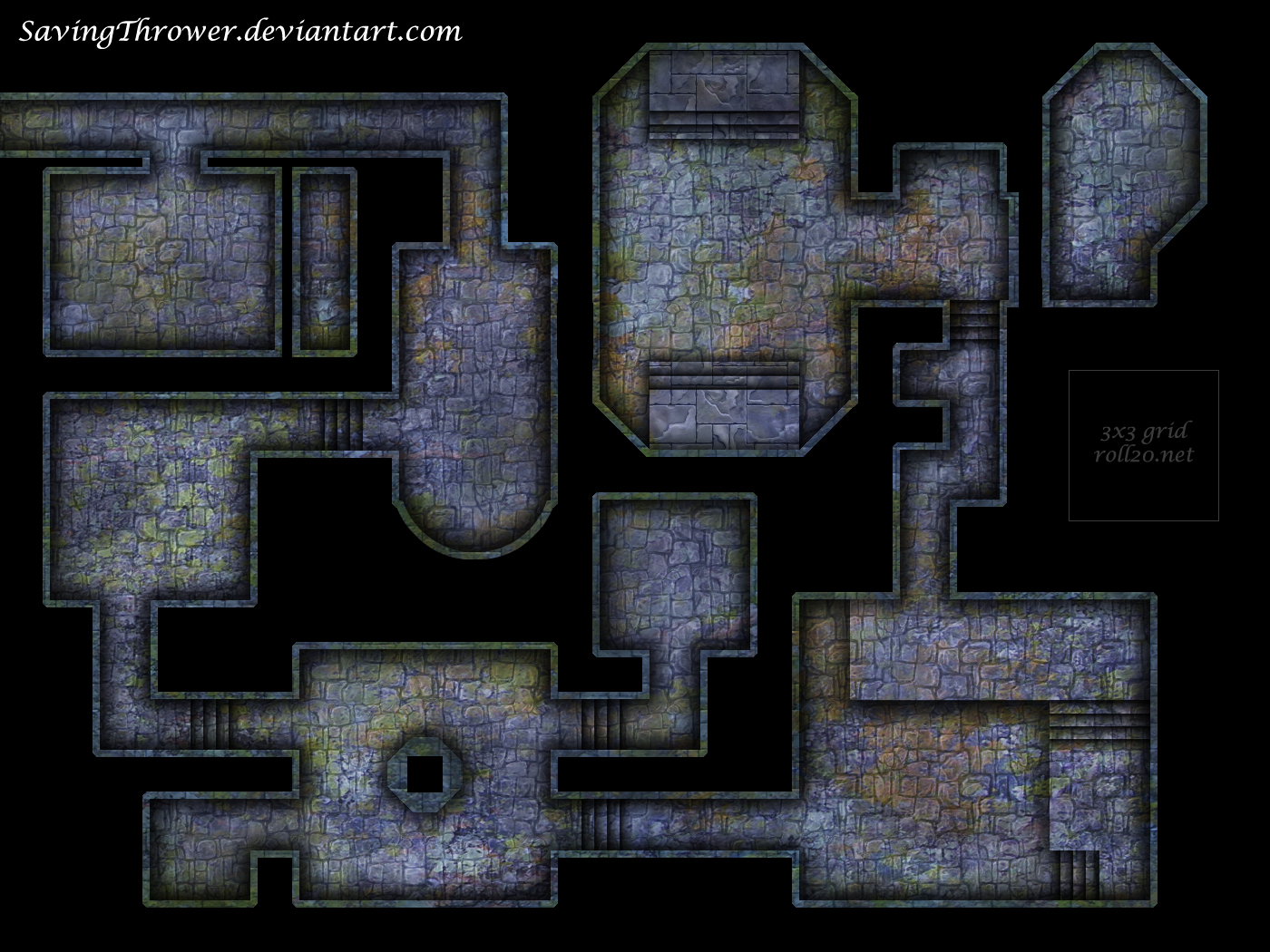 Clean Crypt Dungeon Battlemap For Dnd Roll20 By Clean Crypt Dungeon Battlemap For Dnd Roll20 By