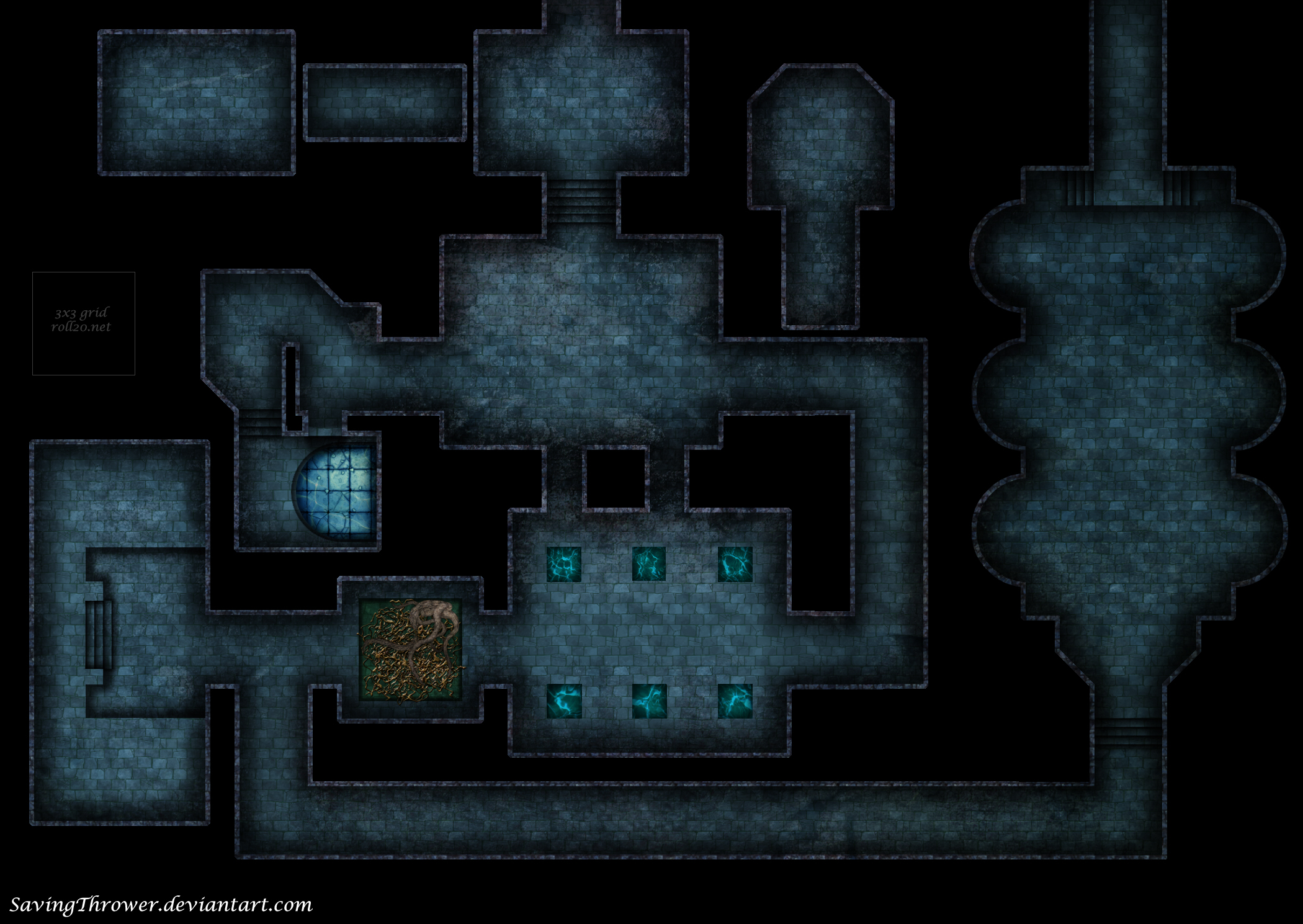 Rustoria Map Rastoria's temple battlemap (roll20) by SavingThrower on DeviantArt