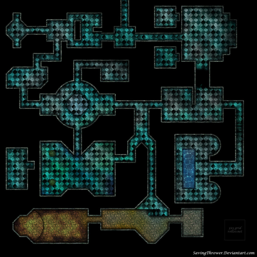 Crypt of the forgotten god battlemap for roll20 by SavingThrower on ...