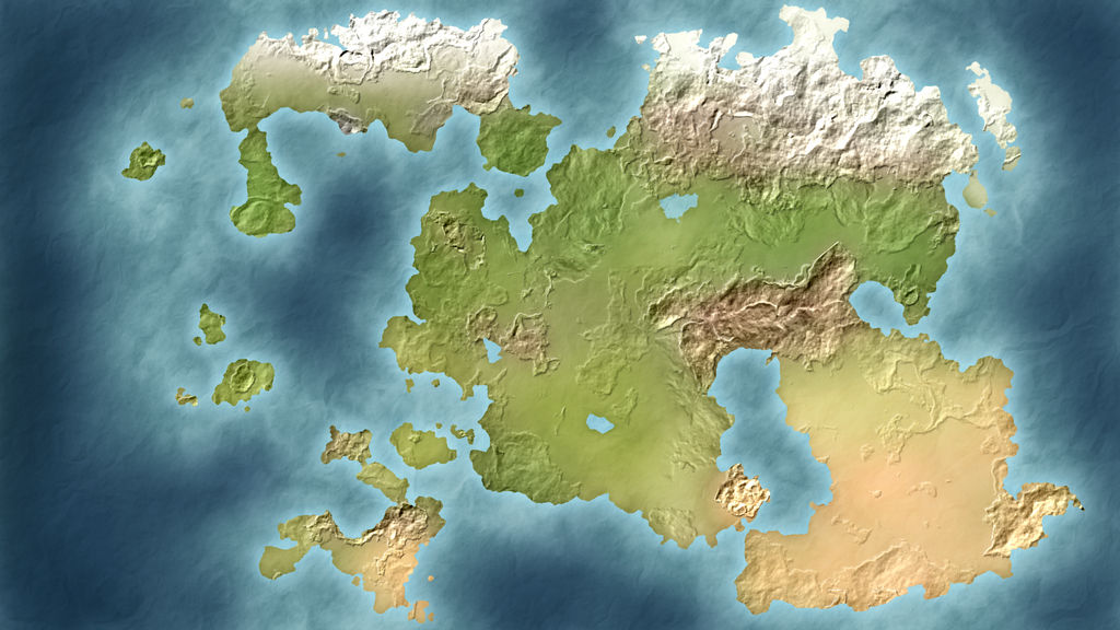 World map no words