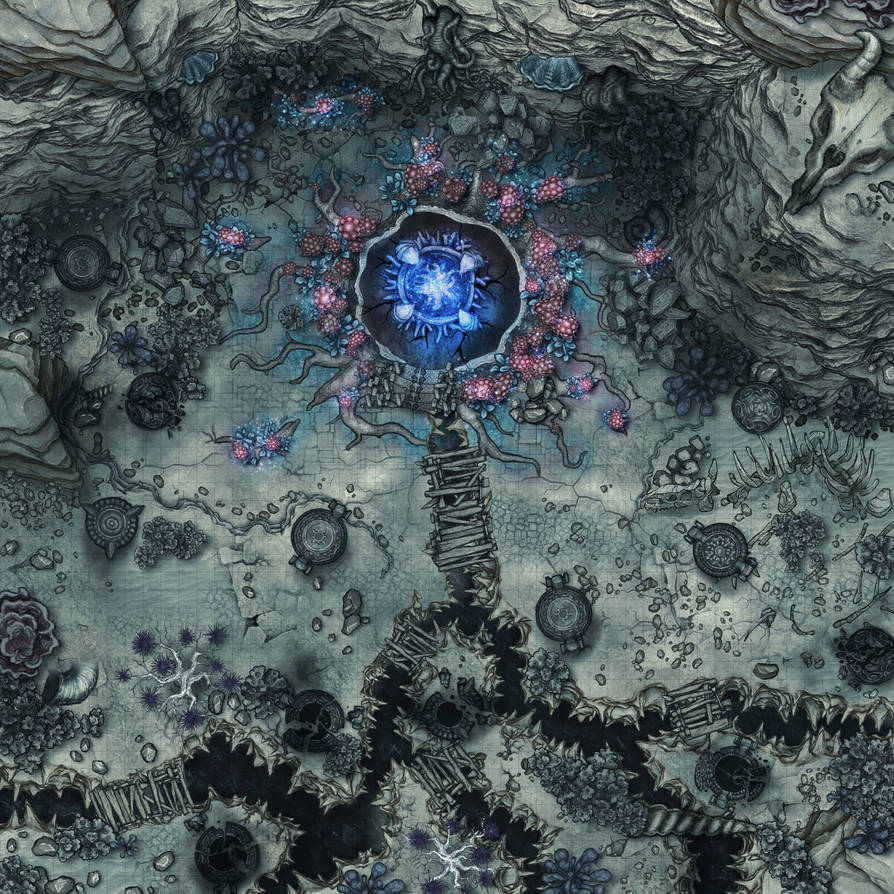Tree Root Battle Map Twisted tree battlemap 50x50 by SavingThrower on DeviantArt