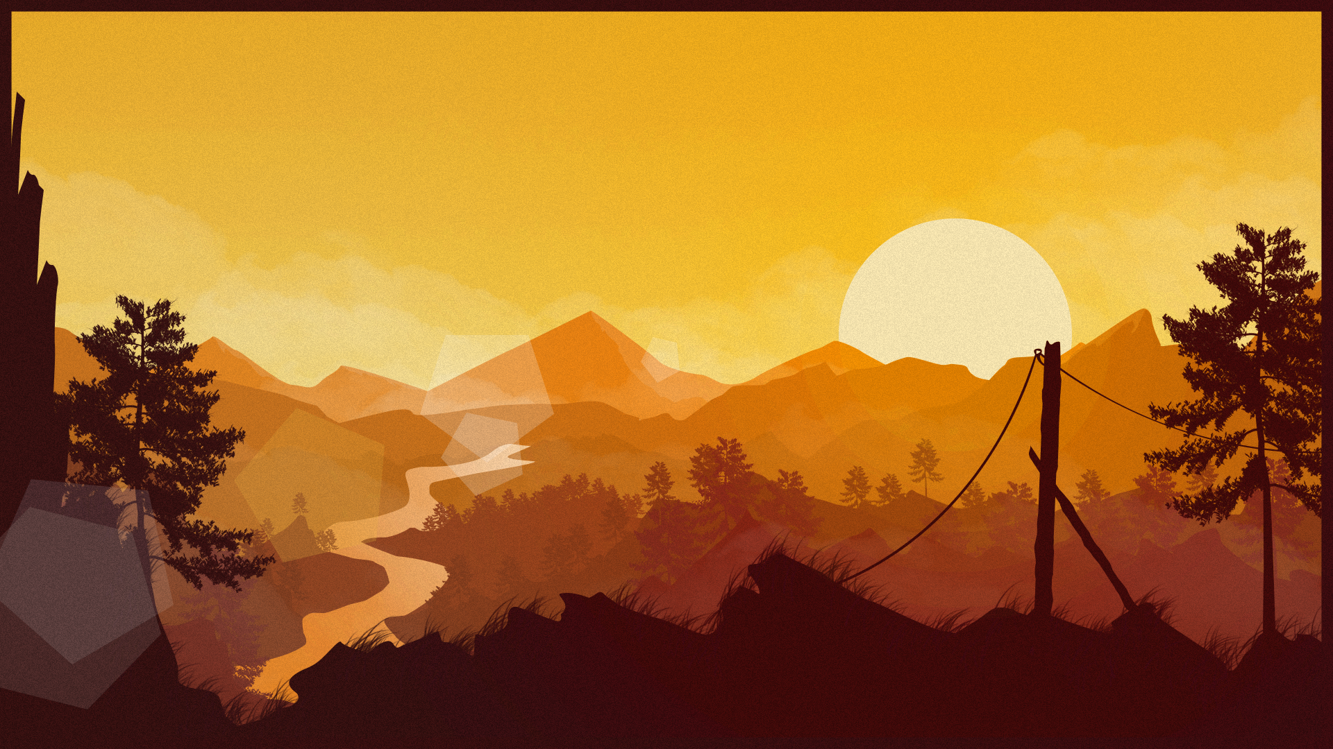 Firewatch Textures Firewatch style WALLPAPER by Ethylice4 on DeviantArt