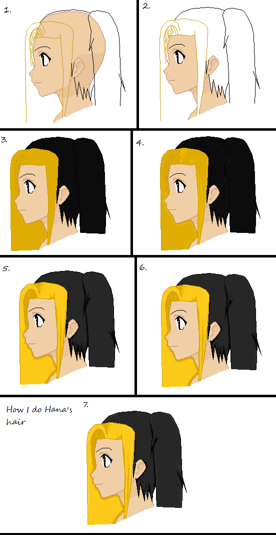 How I do Hana's hair