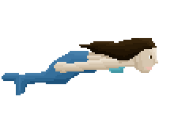 Mermaid (Pixel art animated)