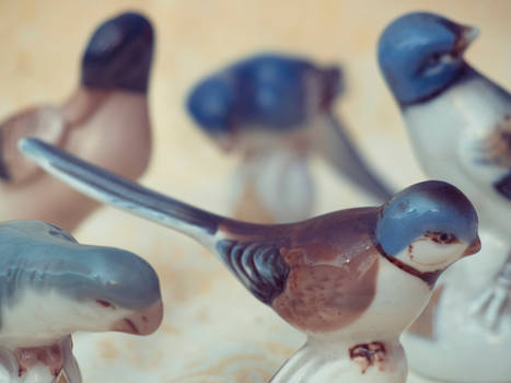 Porcelain Birds