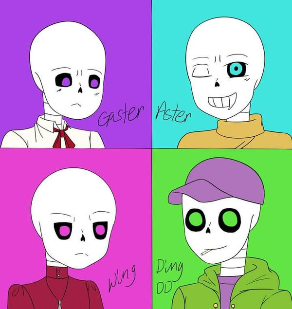 w.d.gaster fonts by momo-kun4 on DeviantArt