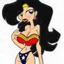 Coloured Beach Wonder Woman