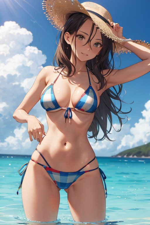 anime girl in bikini
