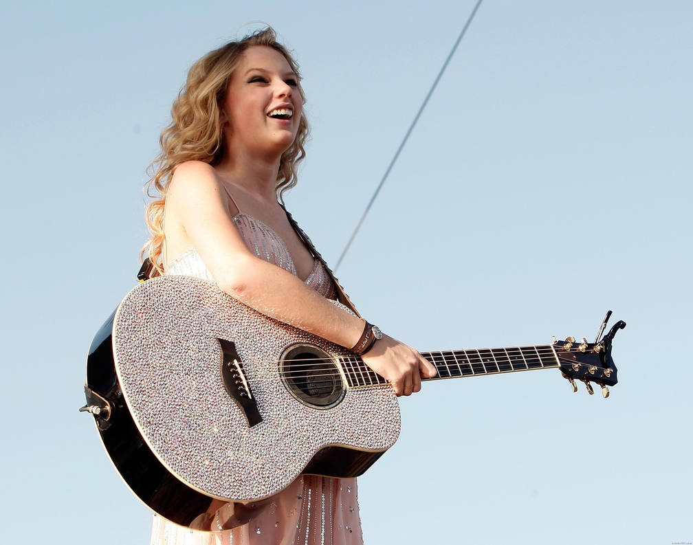 Taylor Riff Taylor Swift with Guitar 4 by TaylorSwiftTribute on DeviantArt
