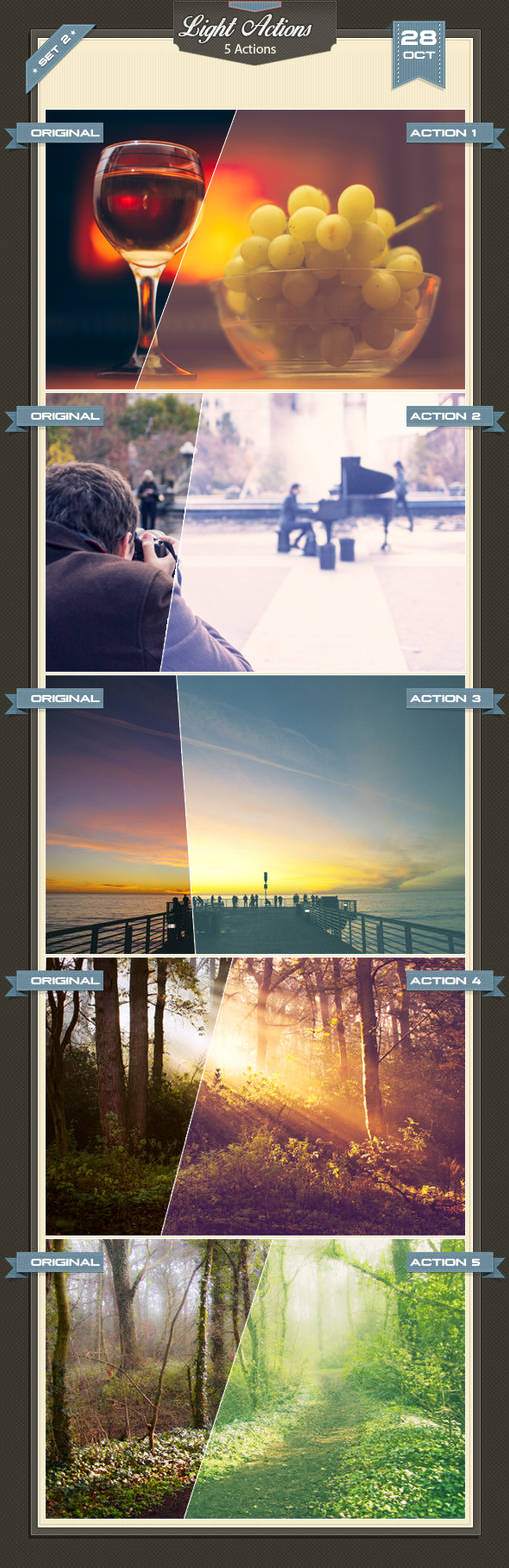 Light Photoshop Actions - Set II by baturaN on DeviantArt