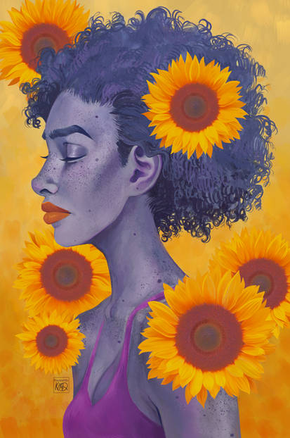 Sunflowers for George Floyd