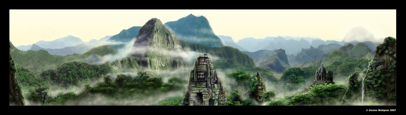 The Way Skybox Matte Painting