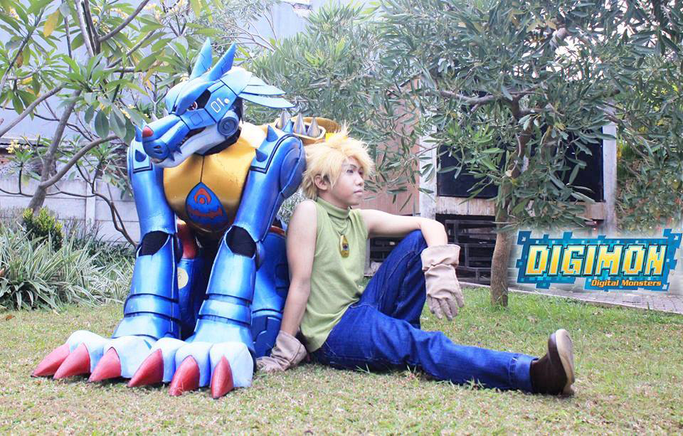 Yamato w/ MetalGarurumon - Cosplay