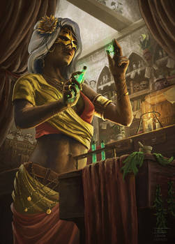 Lilith, poisonous jeweler (Fan card MTG)