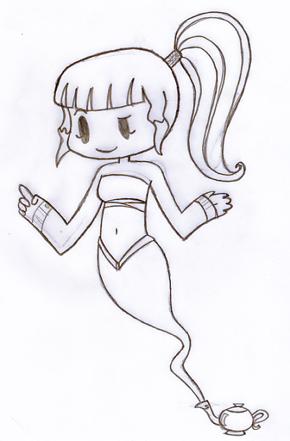 Chibi Genie Girl