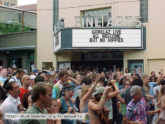 Gorillaz Live Sign