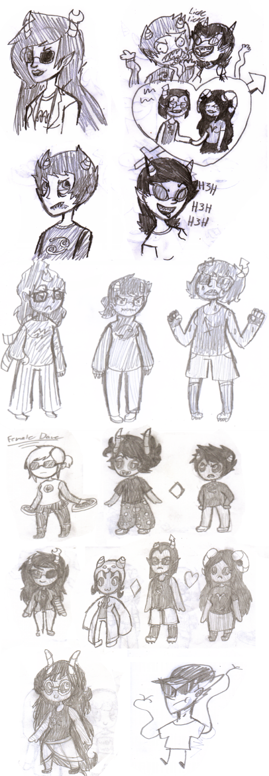 Homestuck Doodle Dump 3