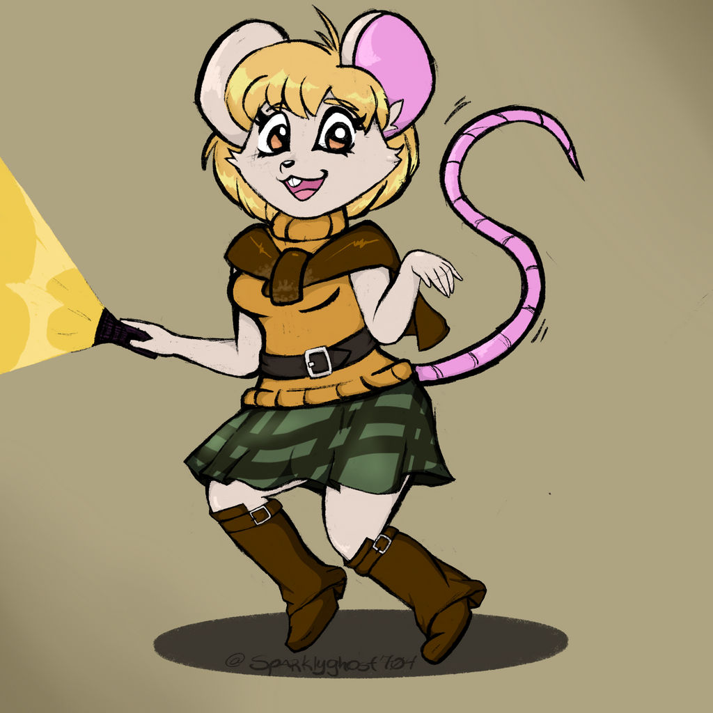 Moushley (Ashley RE4 mouse) by FantDrawings on DeviantArt