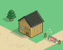 Pixel Brown House